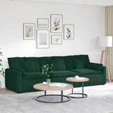  Modularna sofa s jastucima tamnozelena | shoptok.hr