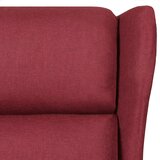  Naslonjač od tkanine crvena boja vina | shoptok.hr