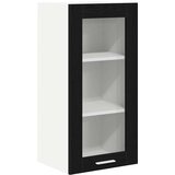 vidaXL viseći ormarić s policom zidne riga crni hrast 40 x 31 x 80 cm | shoptok.hr