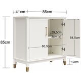 CosmoLiving by Cosmopolitan Zelena omarica 86x85x41 cm Westerleigh – | Shoptok.si