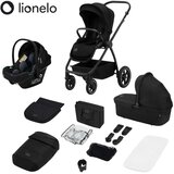 Lionelo otroški voziček 3v1 meril™ black onyx Cene