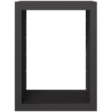  Stalak za drva za ogrjev crni 60 x 40 x 80 cm čelični | Eponuda.ba