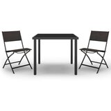  3-dijelni vanjski blagovaonski set čelični | shoptok.hr