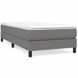 The Living Store Posteljni okvir temno siv 90x200 cm blago - Box Spring Posteljni Okvir, (21520456) | Shoptok.si