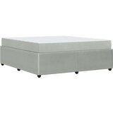  Krevetna konstrukcija Svijetlo siva 180 x 200 cm tkanina Svjetlosiva | Shoptok.si