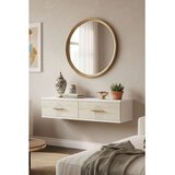Hanah home komoda Ida 120, 120 cm, bela / travertin | Eponuda.com