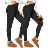 INF 2 paketa ženskih pajkic s flisom Black S/M, (21664175) | Shoptok.si