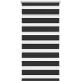 Zebra zavjesa 80,9 x 150 cm Širina tkanine 76,7 cm crna | shoptok.hr