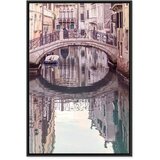  Slika - Noon in Venice (1 Part) Vertical 40x60 U crnom drvenom okviru | shoptok.hr