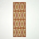 Anya Aztec Orange Outdoor Rug Runner, 75x200 cm, (20744779)