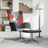  Stolica za opuštanje s osloncem za noge patchwork od tkanine | shoptok.hr