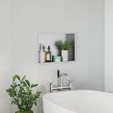  Ničica za tuš Srebrno 45 x 30 x 9,5 cm Nehrđajući čelik | shoptok.hr
