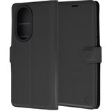Techsuit Leather Folio preklopna maska za Honor 200 Pro – črna | Shoptok.si