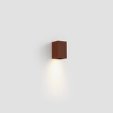 Faro 40537 - zidna lampa sole 1xGU10/8W/230V, u boji opeke, sa rebrastim rubom i kvadratnim oblikom | Eponuda.com