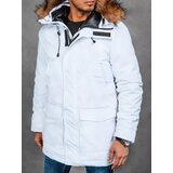 DStreet Kurtka męska zimowa z kapturem biała | shoptok.hr