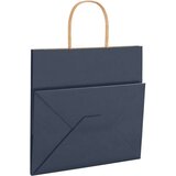  Papirnate vrećice 50 kom s ručkama plave 26x17x25 cm | shoptok.hr