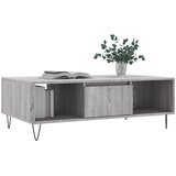  Stolić za kavu siva boja hrasta 104x60x35 cm konstruirano drvo | shoptok.hr