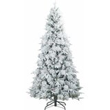  Umjetno božićno drvce s nogom s stalakom Bijelo 240 cm PE i PVC | shoptok.hr