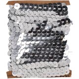 Junior Crafty ropy, kraft dekorativna traka, krljušti, srebrna, 4,5m | Eponuda.com
