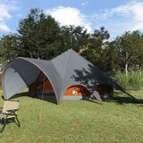  Teepee šator za 7 osoba Siva i narančasta 600 x 600 x 347 cm | shoptok.hr