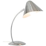 Ellos Home Željezna stolna lampa sa savitljivom konstrukcijom u sjajno srebrnoj boji (visina 40 cm) Nathan – | shoptok.hr