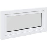  Prozor za podrum RISOR 100 x 50 cm PVC i staklo Bijela | shoptok.hr