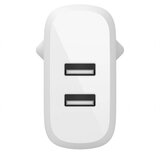 Belkin Dual USB-A Charger, 24W incl. Lightning Cable 1m, white | shoptok.hr