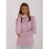 Fashion Hunters Light purple turtleneck