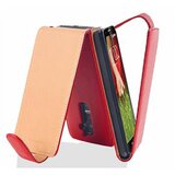 Cadorabo Ohišje, združljivo z LG G2 v rdeče sladkorno jabolko - Zaščitni ovitek v obliki flipa iz teksturiranega umetnega usnja, (20552475) | Shoptok.si