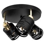 SPOT svetlo ELEN 3xE27/35W/230V crna/zlatna | Eponuda.com