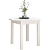  Stolić za kavu bijeli Ø 55 x 45 cm od masivne borovine | Shoptok.si