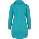 Pri Thin long sweatshirt with a diagonal zipper and a BEATA neck warmer | Shoptok.si