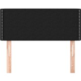  Posteljno vzglavje črno 100x5x78/88 cm blago, (20726706) | Shoptok.si