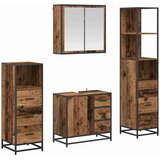  Set namještaja za kupaonicu 4 pcs Staro drvo 65 x 33 x 60 cm | shoptok.hr