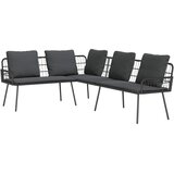 SOFA s jastukom Antracit 173 x 231 x 90cm Čelik Cijene