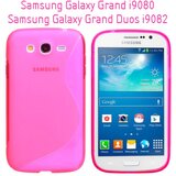  Gumijasti / gel etui S-Line za Samsung Galaxy Grand i9080 / Grand Duos i9082 - roza Cene