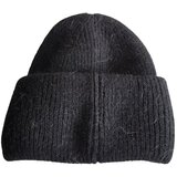 INF Pletena kapa - topla in elegantna kapa za zimo Black, (21658220) Cene