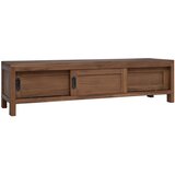  ormar 110 x 30 x 30 cm Čvrsto teak drvo Prirodna | shoptok.hr