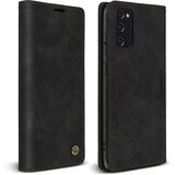 AVIZAR vintage preklopna torbica, denarnica in stojalo za samsung galaxy S20 fe - crna, (20626228) | Shoptok.si