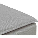  Modularni kauč s podnožjem sivo-plavi 100x100x48 cm - Oblačnosiva tabure | shoptok.hr