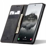 Spacecase ETUI ZA DENARNICO GALAXY S24+ USNJEN ETUI ČRN, (21967881) | Shoptok.si