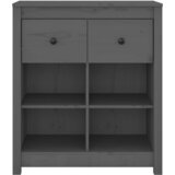  Komoda sivi 70 x 35 x 80 cm od masivne borovine | Eponuda.com