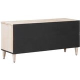 TV ormar s ladicama Bijelo 100 x 33,5 x 46 cm Čvrsto drvo manga | shoptok.hr