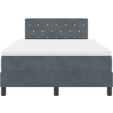  Krevet s opruga kutije Tamno siva 120 x 190 cm Baršun | shoptok.hr