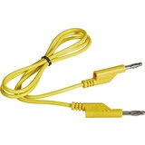 Voltcraft merilni vod lamelni vtič 4 mm lamelni vtič 4 mm 1.00 m rumena 1 kos, (20422955) | Shoptok.si