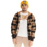 Leone 1947 Jakne Man Hoody Jacket Sherpa Shades Kostanjeva Cene