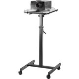 SMIT VISUAL Voziček za projektor, območje nastavitve višine 800 - 1250 mm, mere plošče za naprave ŠxG 400 x 500 mm | Shoptok.si