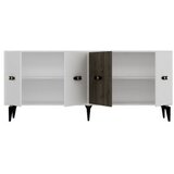 Hanah home komoda cherry white walnut | ePonuda.com