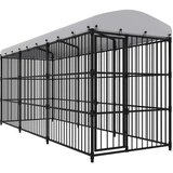 vidaXL Vanjski kavez za pse s krovom 450 x 150 x 210 cm | shoptok.hr