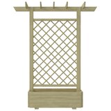  Vrtna pergola sa sadilicom 162 x 56 x 204 cm drvena | Eponuda.com